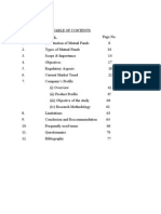 Analytical Study On Mutual Funds