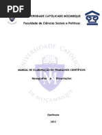 Manual de Monografia e Dissertacao - FCSP - UCM