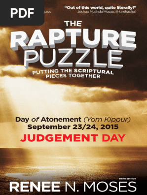The Rapture Puzzle - Putting the scriptural pieces together