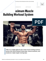 HIML-4 Maximum Muscle Building Workout System