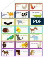 Animal Stickers