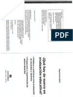 Sverdlick I. 2012 Qué Hay de Nuevo en La Evaluación Educativa Autoevaluación Institucional