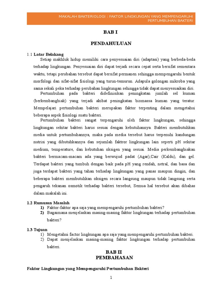 11 Makalah Faktor Lingkungan Pdf