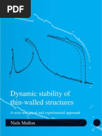 Dynamic Stability of Thin-Walled Structures: A Semi-Analytical