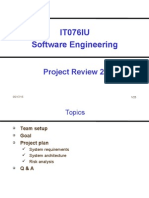 IT076IU Software Engineering: Project Review 2