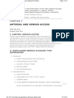 Manual of Common Bedside Surgical Procedure Chapter 2 - Arterial and Venous Access