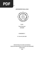 Download Appendisitis Akut Pada Anak by Puspa Damayanti SN265643810 doc pdf
