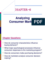Chapter-6: Analyzing Consumer Markets