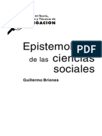 Briones, Guillermo - Epistemología de Las Ciencias Sociales