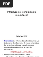 Introdução à Tecnologia da Computação
