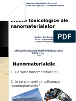 Efecte Toxicologice Ale Nanomaterialelor
