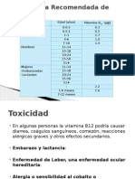 Nutricion IDR y Toxicidad