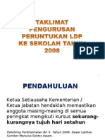 Taklimat LDP KPD SU LDP Sekolah