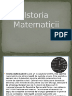 Istoria Matematicii 