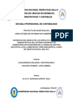 Impacto auditoría riesgo operacional Lambayeque