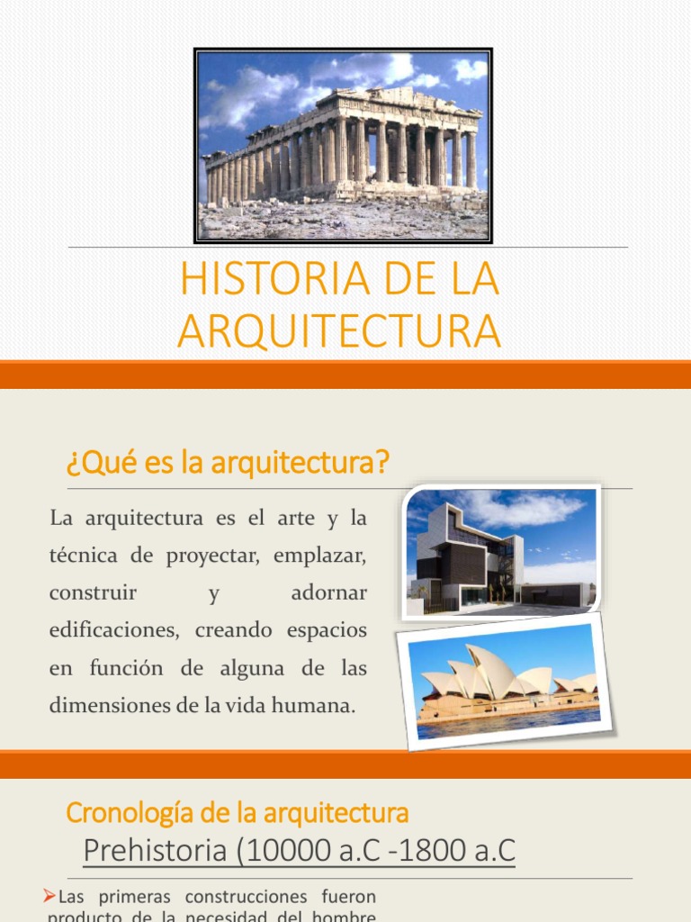 Un recorrido por la evolución de la arquitectura a través de los ...