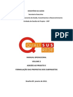 Vol2AdesaoFormulaSubprojetoQualiSUS RedeWeb PDF