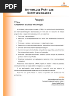 ATPS Fundamentos Gestao Educacao