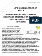 The World'S Hidden Secret of Tesla For His Magnifying Tower in Colorado Springs, For The First Time, Revealed Below 12/10/2013