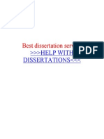 Best Dissertation Service PDF