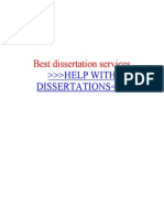 Best Dissertation Services PDF