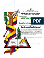 Diploma Abanderado Demetrio Aguilera