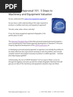 Download Equipment Appraisal 101 - 5 Steps to Machinery and Equipment Valuation by Equipment Appraiser SN265665429 doc pdf