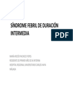 Sindrome Febril Duracion Intermedia