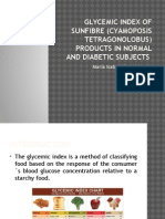 Glycemic Index of Sunfibre (Cyamoposis Tetragonolobus) Products in Normal and Diabetic Subjects