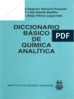 Diccionario de Quimica Analítica