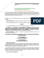 Ley Nacional de Mecanismos Alternativos de Solucion de Controversias en Materia Penal 29 Dic 2014