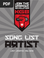 KGB Artist - Updated May 2015 | PDF