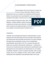 Răspândirea Automedicației În Rândul Tinerilor