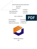 Laporan Praktikum Modul D Penentuan Konstanta Kecepatan Reaksi