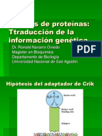 Síntesis de Proteínas (Bioquímica 2009)