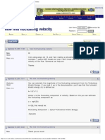 How Find Fluctuating Velocity - CFD Online Discussion Forums