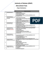 DRAP Test Outline