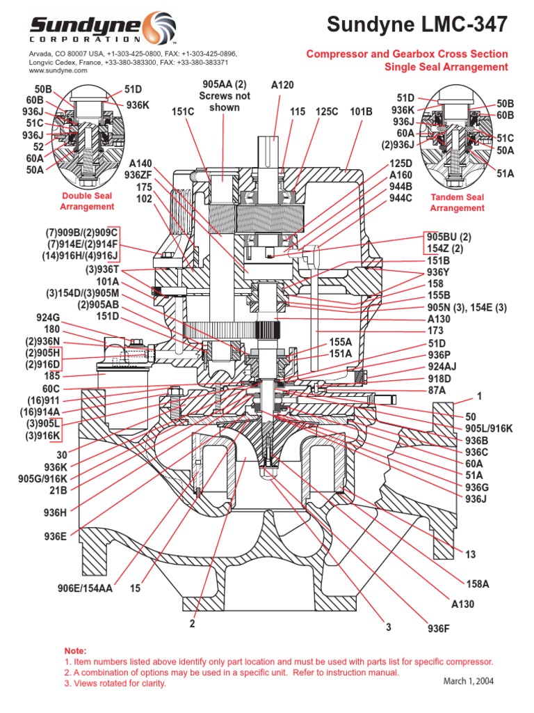 Sundyne LMC-347 Compressor Overview | PDF | Machines | Mechanical ...