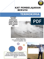 Perangkat Pembelajaran Termokimia Bervisi SETS