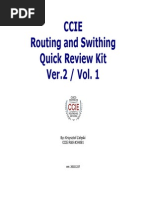 CCIE RS Quick Review Kit Ver2 Vol1 PDF