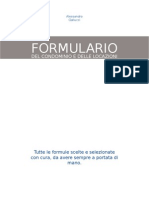 Formulario Del Condominio e Delle Locazioni