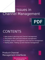 Product Issues in Channel Management