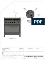 Cocina de 4 Hornallas