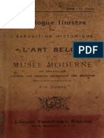 DUMAS, F. G. Catalogue Illustré de l'Exposition Historique de l'Art Belge Et Du Musée Moderne de Bruxelles, d'Après Les Dessins Originaux Des Artistes (1880)