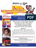 Family Fun Day event at Dodd Stadium rescheduled for Sunday, July 19, 2015