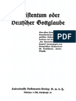 Ludendorffs Volkswarte Verlag - Christentum Oder Deutscher Gottglaube 1932, PDF