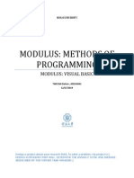 Modulus: Methods of Programming