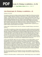 Auto-hemoterapia, Dr. Fleming e Os Antibióticos - 1 a 50