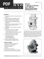 417 Model E Alarm Check Valve