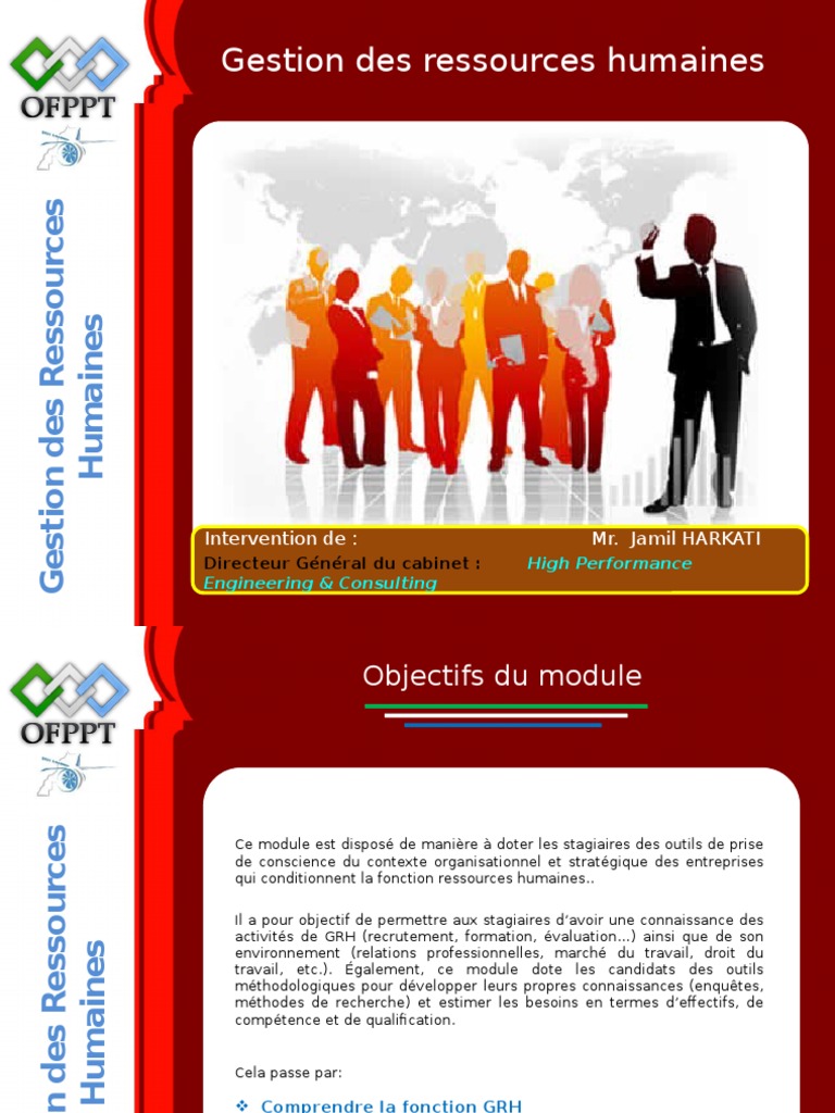 Ressources Humaines  Gestion des ressources humaines  Recrutement